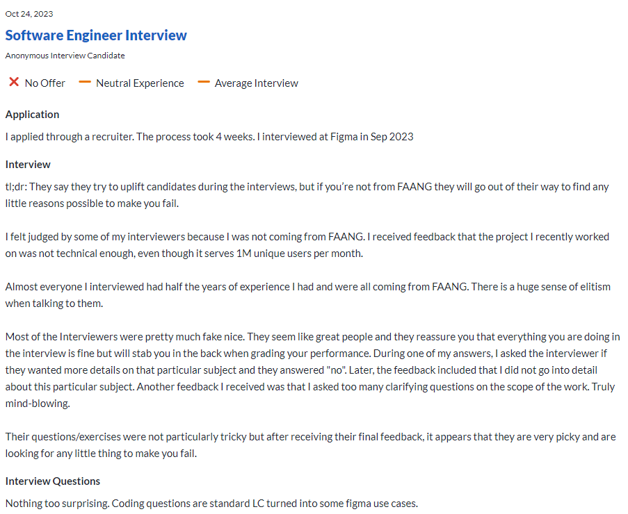 Software engineer interview