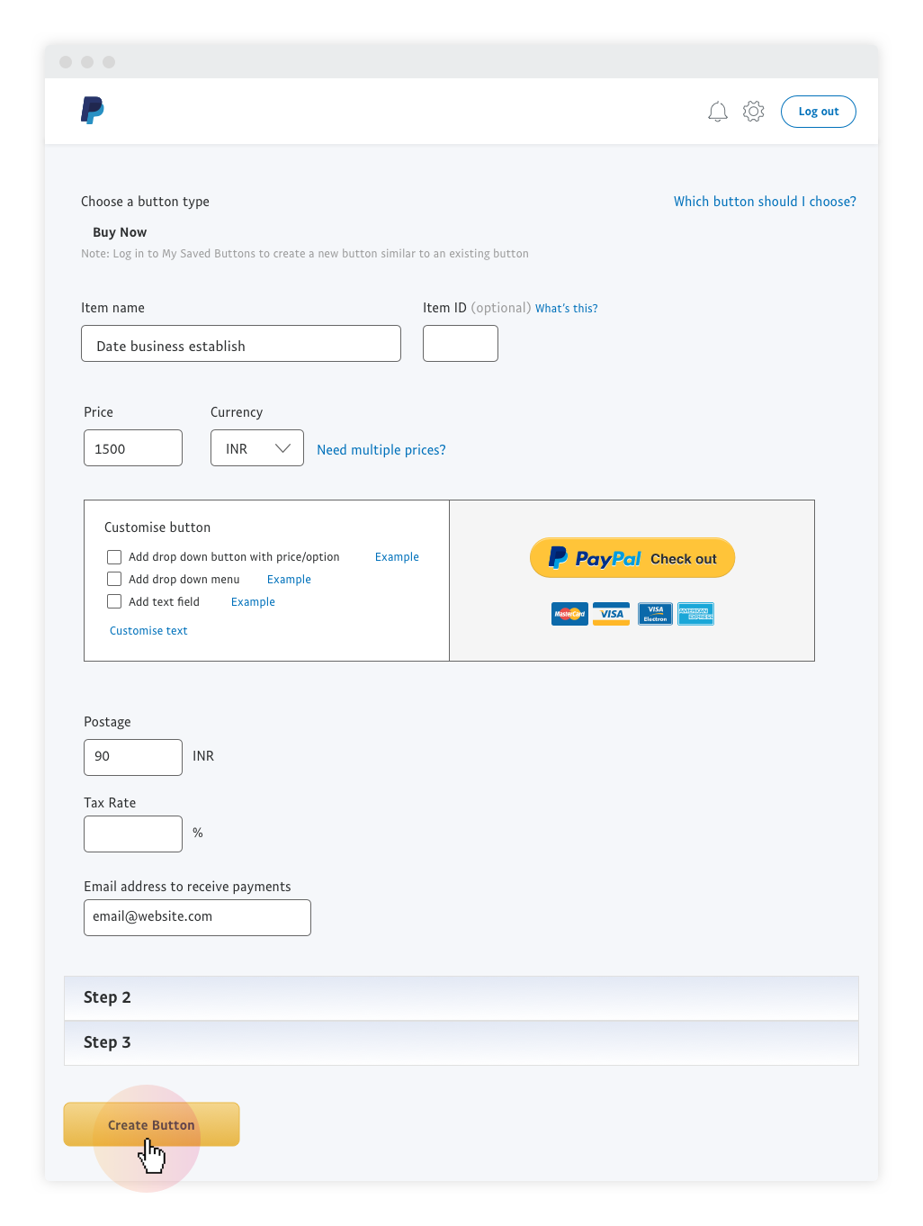 Website payments standards