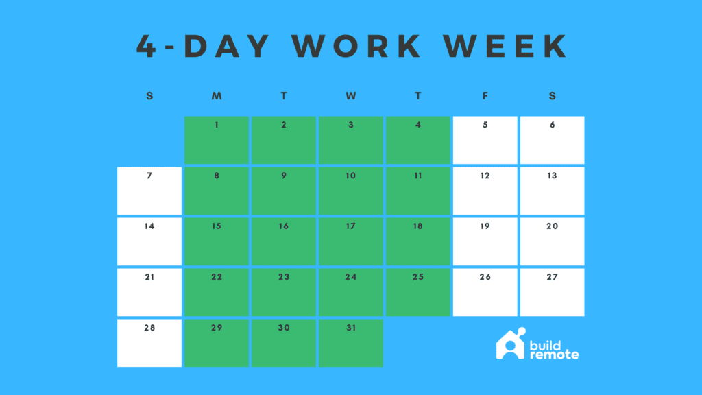 4 Day Work Week (32-Hour Schedule) Template