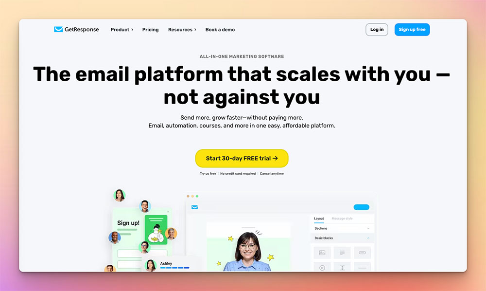 GetResponse visual workflow